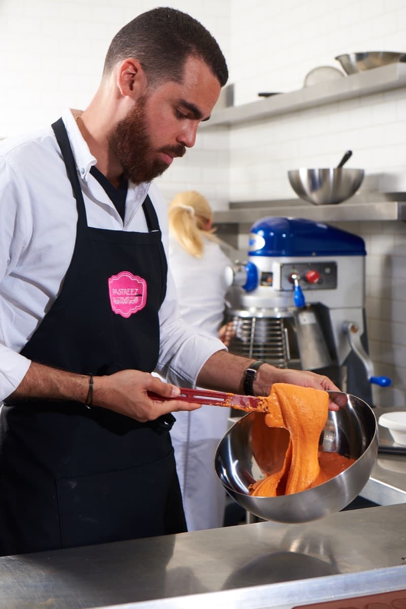 Anthony leading the Pastreez kitchen team
